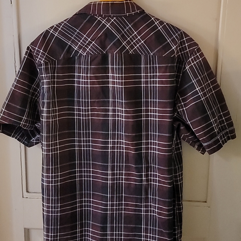 Sean John Short Sleeve Button Up Sz L - Picture 4 of 4